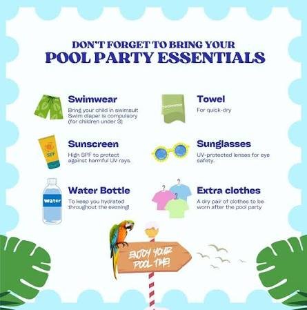 The Pool Party Checklist Detail Everyone Forgets