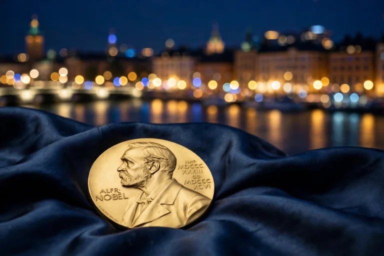 Robert Hall and Michael Woodford Win the 2026 Nobel Prize in Economics Golden Nobel Prize medal